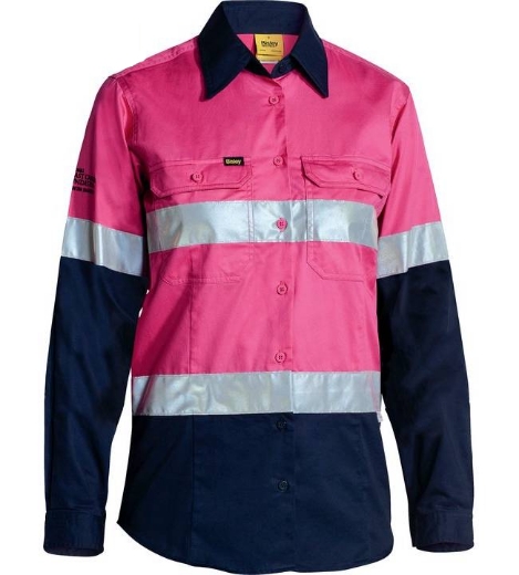 Picture of Bisley,Women's Taped Cool Lightweight Hi Vis Shirt